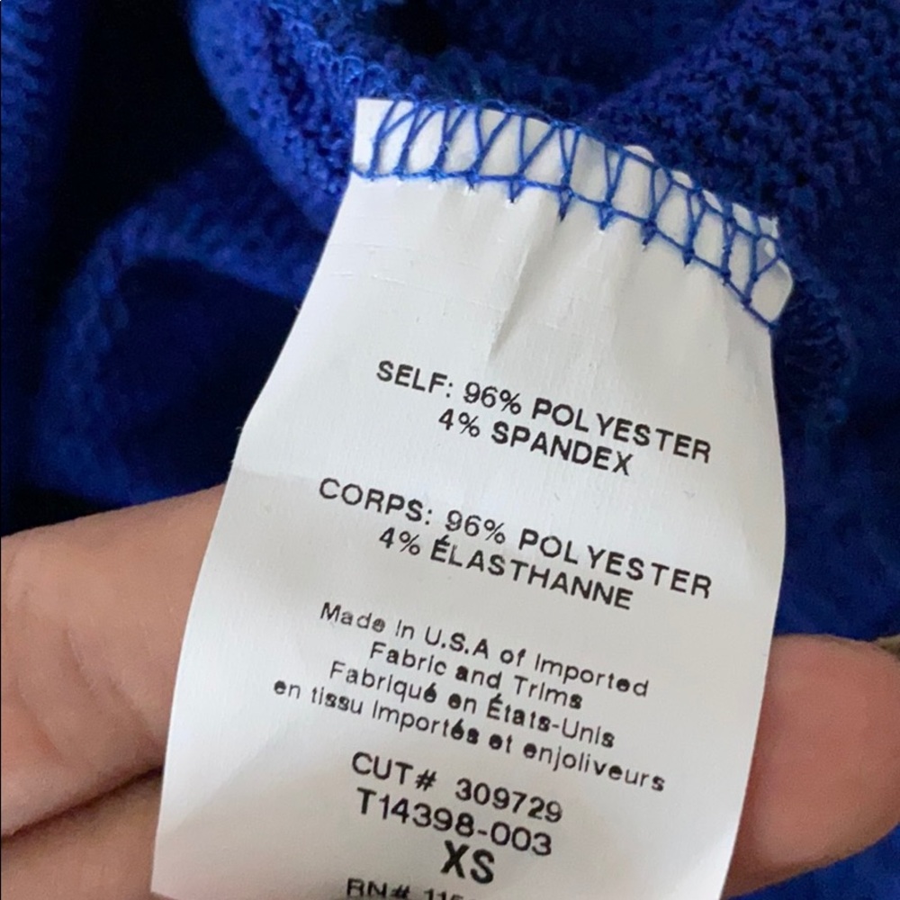 Lush twisted blue knit sweater - Picture 4 of 4